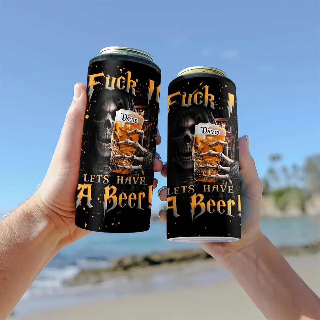 Let's Have A Beer - Personalisierter Bierdosenkühler
