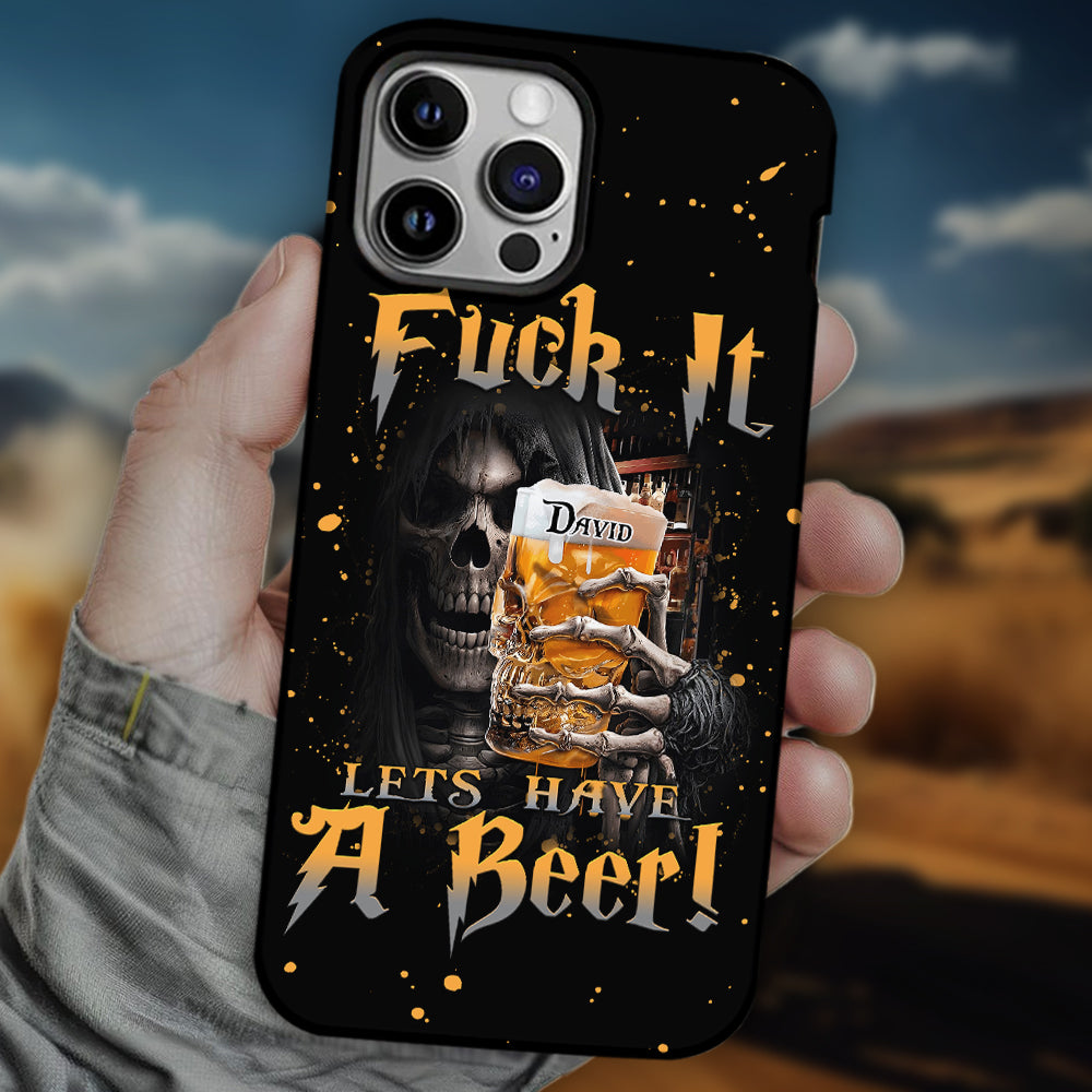 Prenons une bière ! - Coque de téléphone personnalisée avec impression intégrale sur le thème de la bière