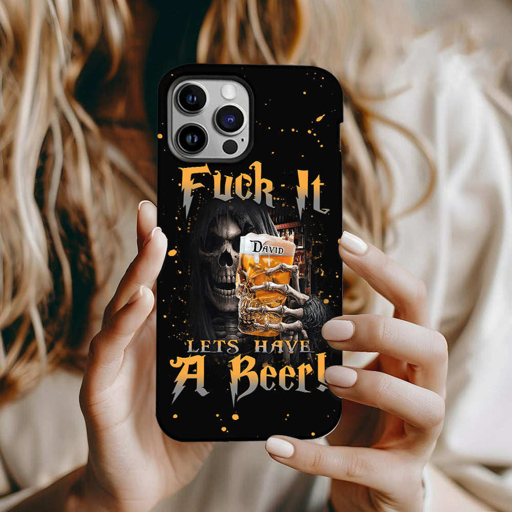 Prenons une bière ! - Coque de téléphone personnalisée avec impression intégrale sur le thème de la bière