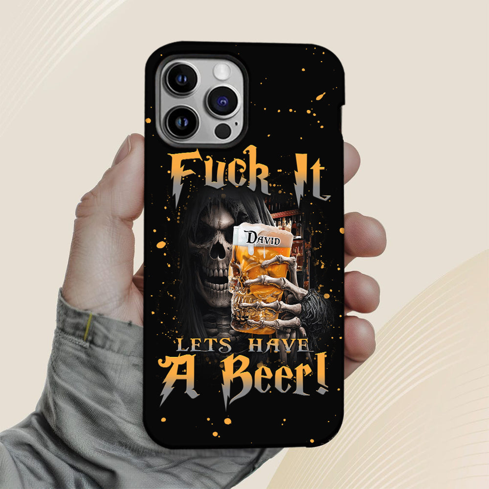 Prenons une bière ! - Coque de téléphone personnalisée avec impression intégrale sur le thème de la bière
