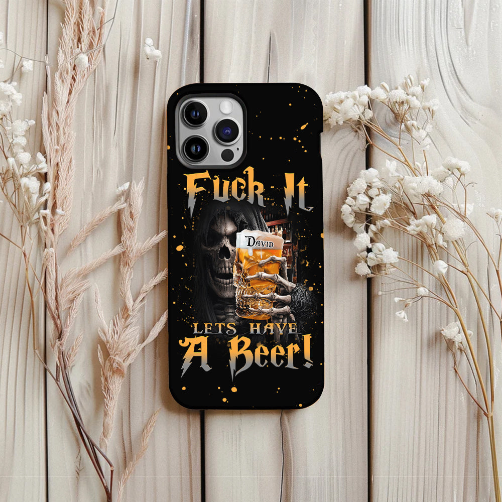 Prenons une bière ! - Coque de téléphone personnalisée avec impression intégrale sur le thème de la bière