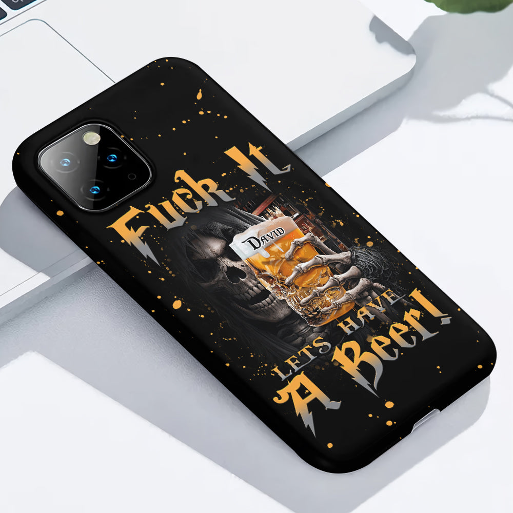 Prenons une bière ! - Coque de téléphone personnalisée avec impression intégrale sur le thème de la bière