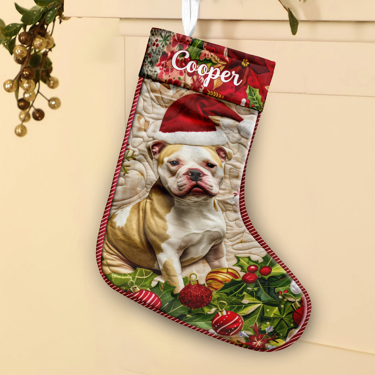 Joyeux Noël - Chaussettes de Noël personnalisées pour chiens