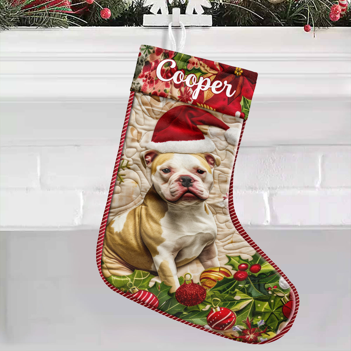 Joyeux Noël - Chaussettes de Noël personnalisées pour chiens