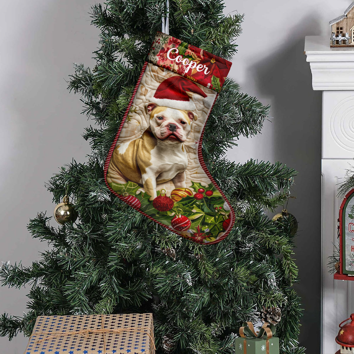 Joyeux Noël - Chaussettes de Noël personnalisées pour chiens