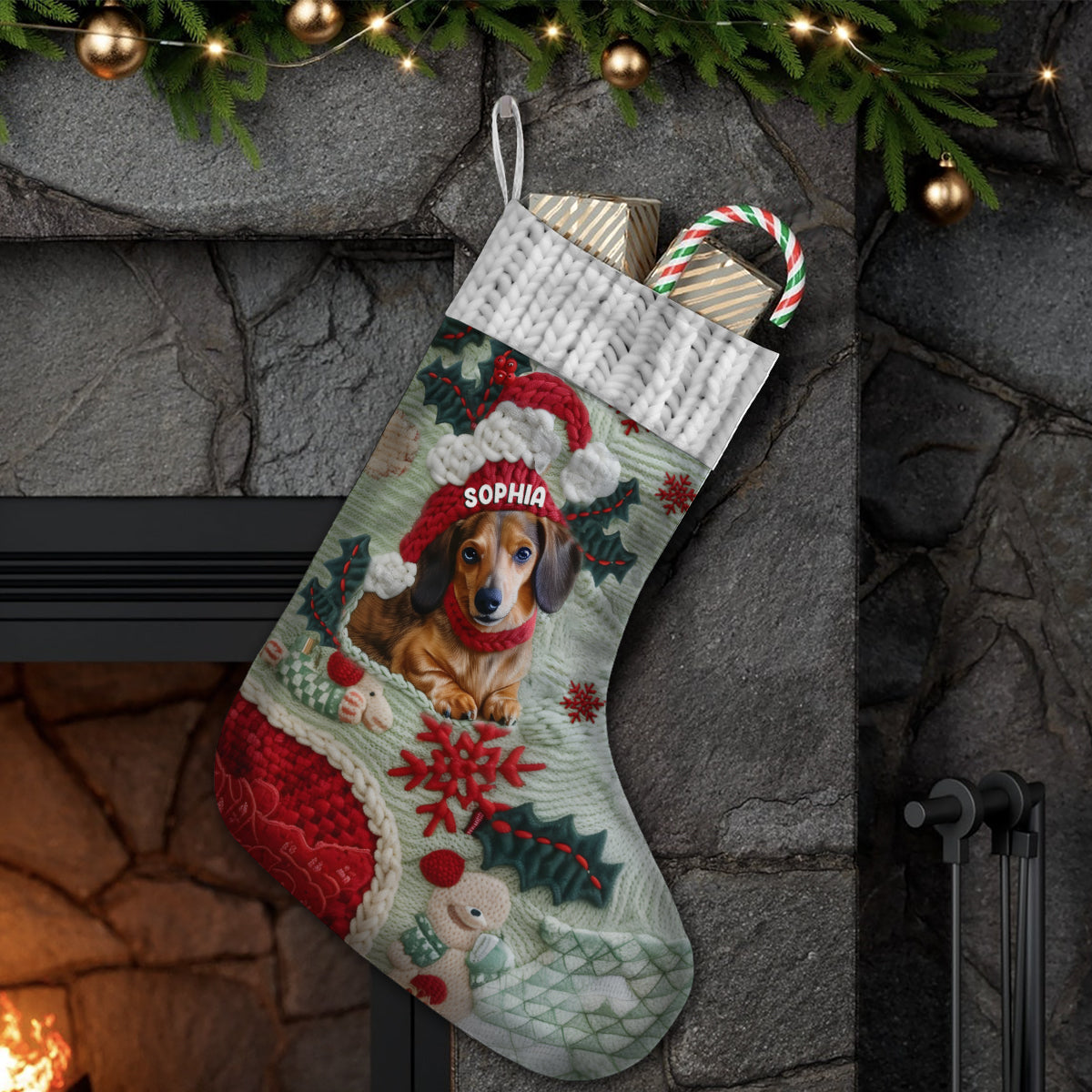 Joyeux Noël - Chaussettes de Noël personnalisées pour chiens