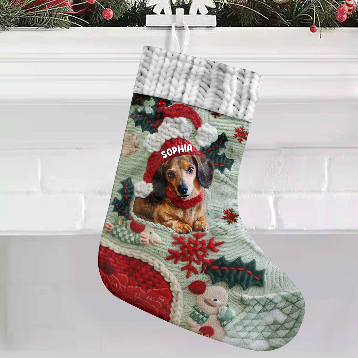 Joyeux Noël - Chaussettes de Noël personnalisées pour chiens