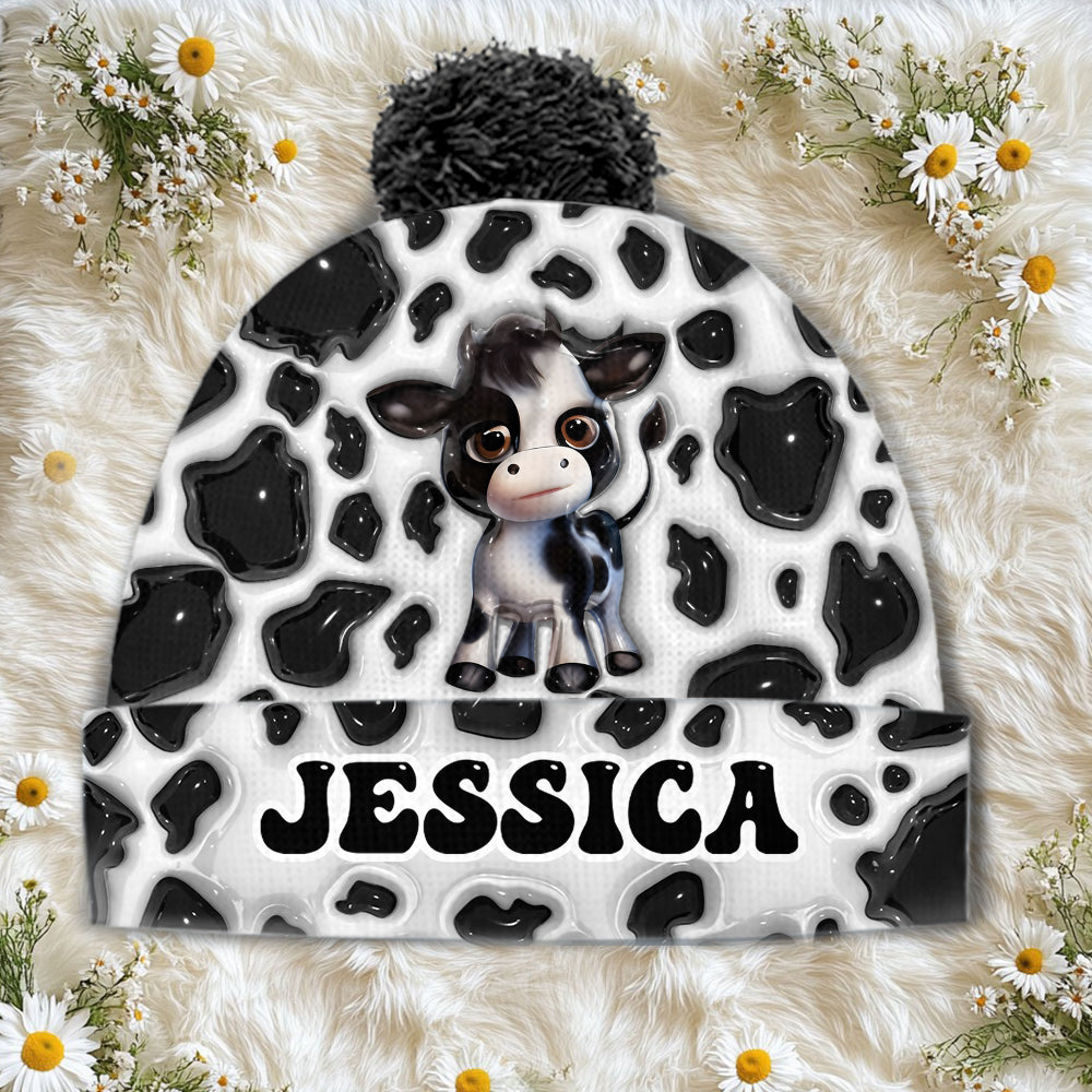 Bonnet vache personnalisé Moody Baby Cow