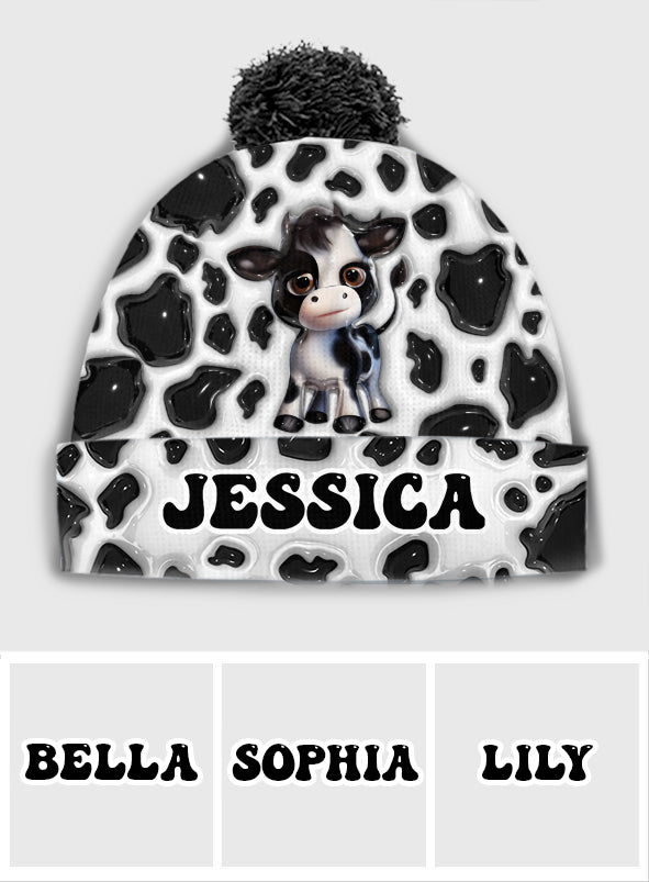 Bonnet vache personnalisé Moody Baby Cow