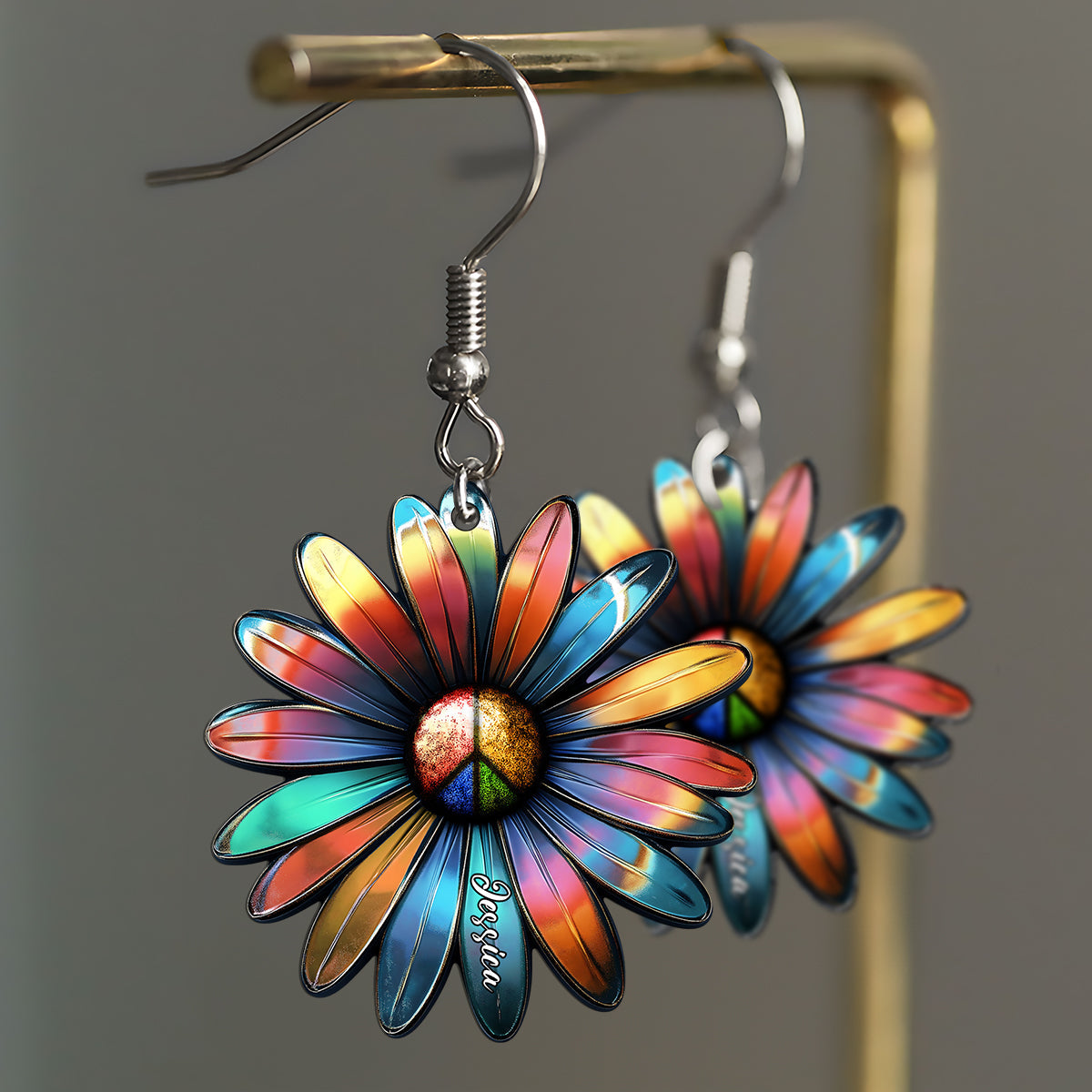 Hippie Soul – Personalisierte Hippie-Ohrringe