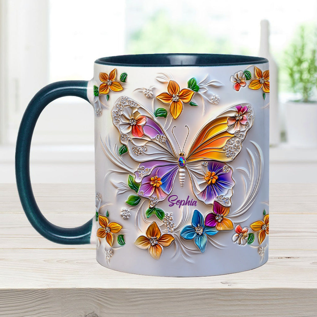 Mug personnalisé à motif papillon - Magnifique