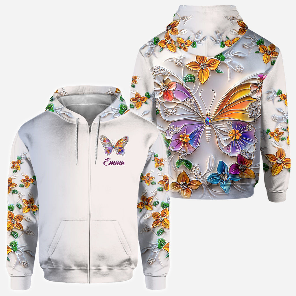 Atemberaubender Schmetterling – personalisiertes T-Shirt mit Schmetterlingsmotiv