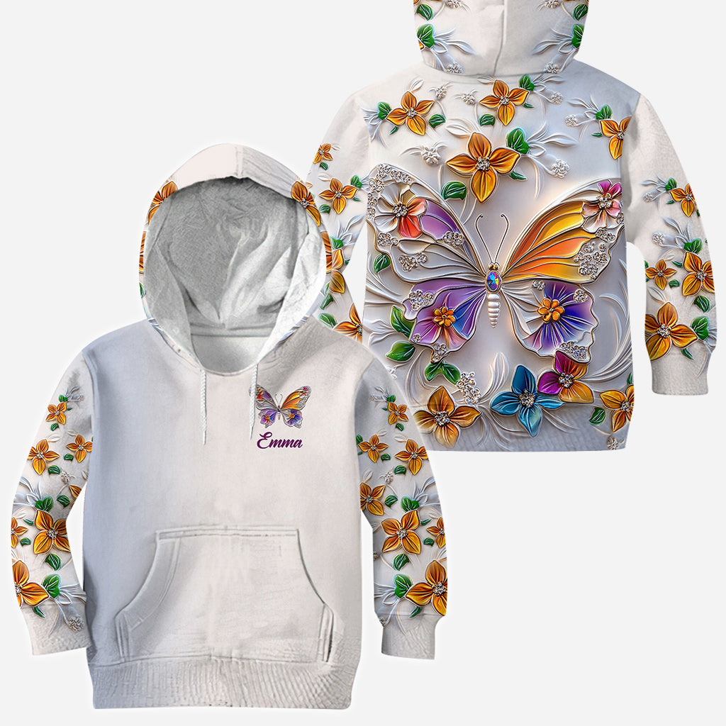 Atemberaubender Schmetterling – personalisiertes T-Shirt mit Schmetterlingsmotiv