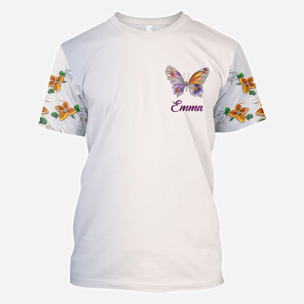 Atemberaubender Schmetterling – personalisiertes T-Shirt mit Schmetterlingsmotiv