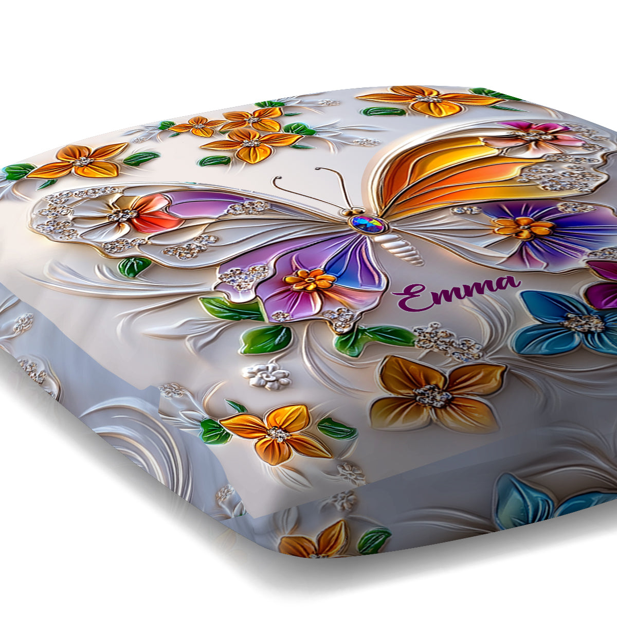 Coussin papillon personnalisé - Magnifique coussin décoratif papillon