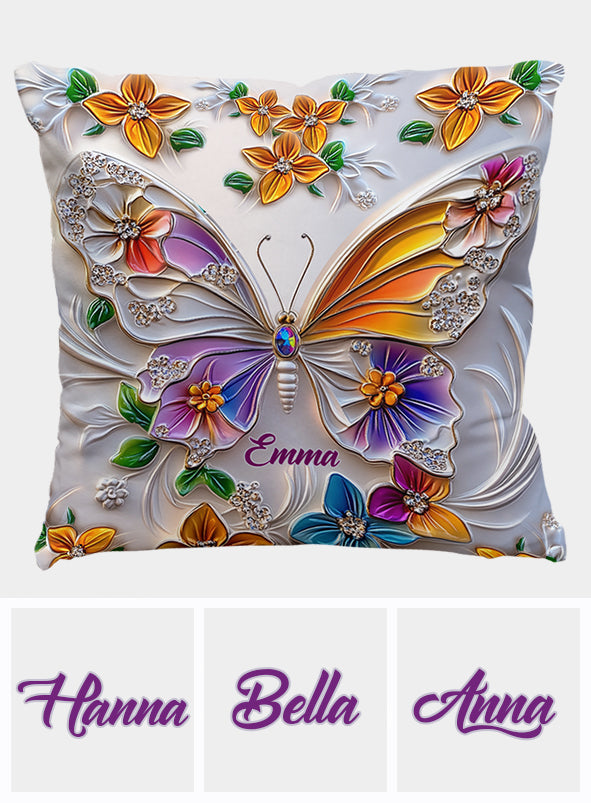 Coussin papillon personnalisé - Magnifique coussin décoratif papillon