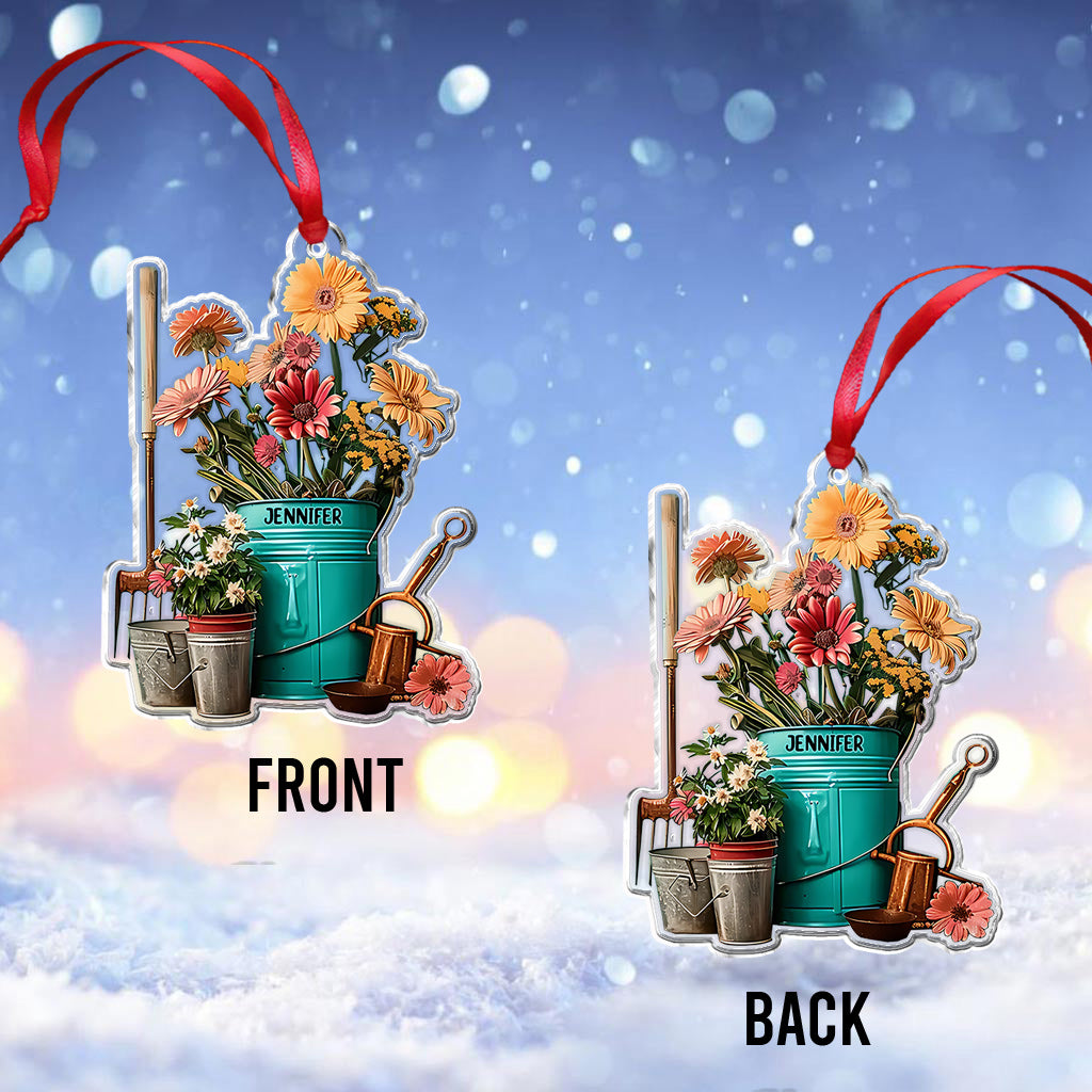 Love Gardening - Personalized Gardening Ornament