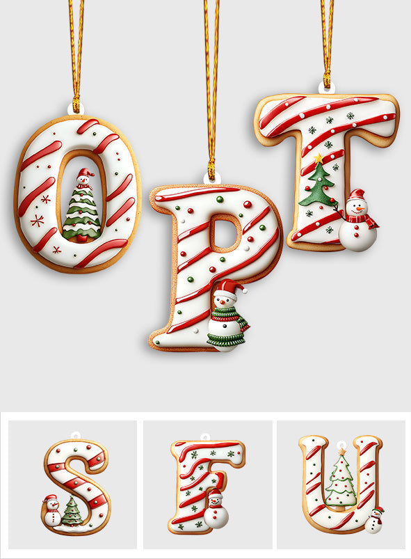Weihnachtskuchen, Familie, Freunde, Kollegen – personalisierter Familienschmuck
