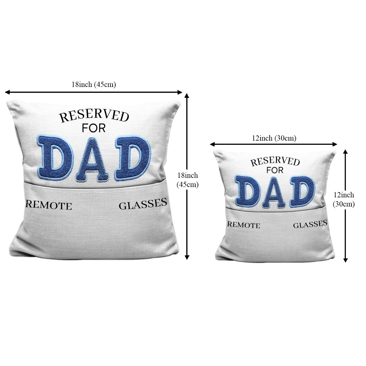 Go Sit Over There - Personalized Father Pocket Pillow