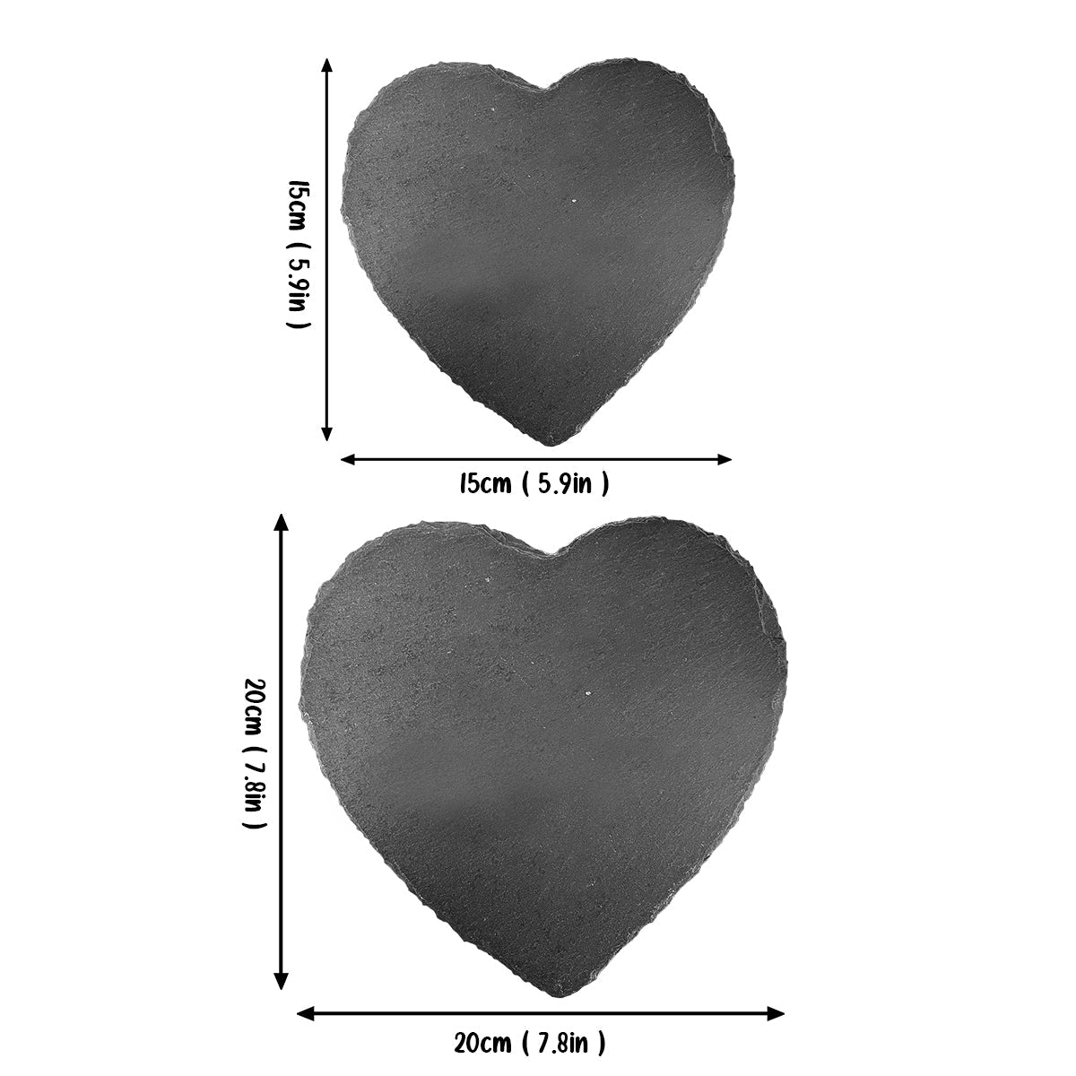 Til Death Do Us Part - Personalized Couple Heart Shaped Stone