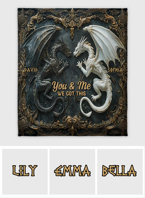 Toi et moi, on gère ! - Couverture Dragon personnalisée
