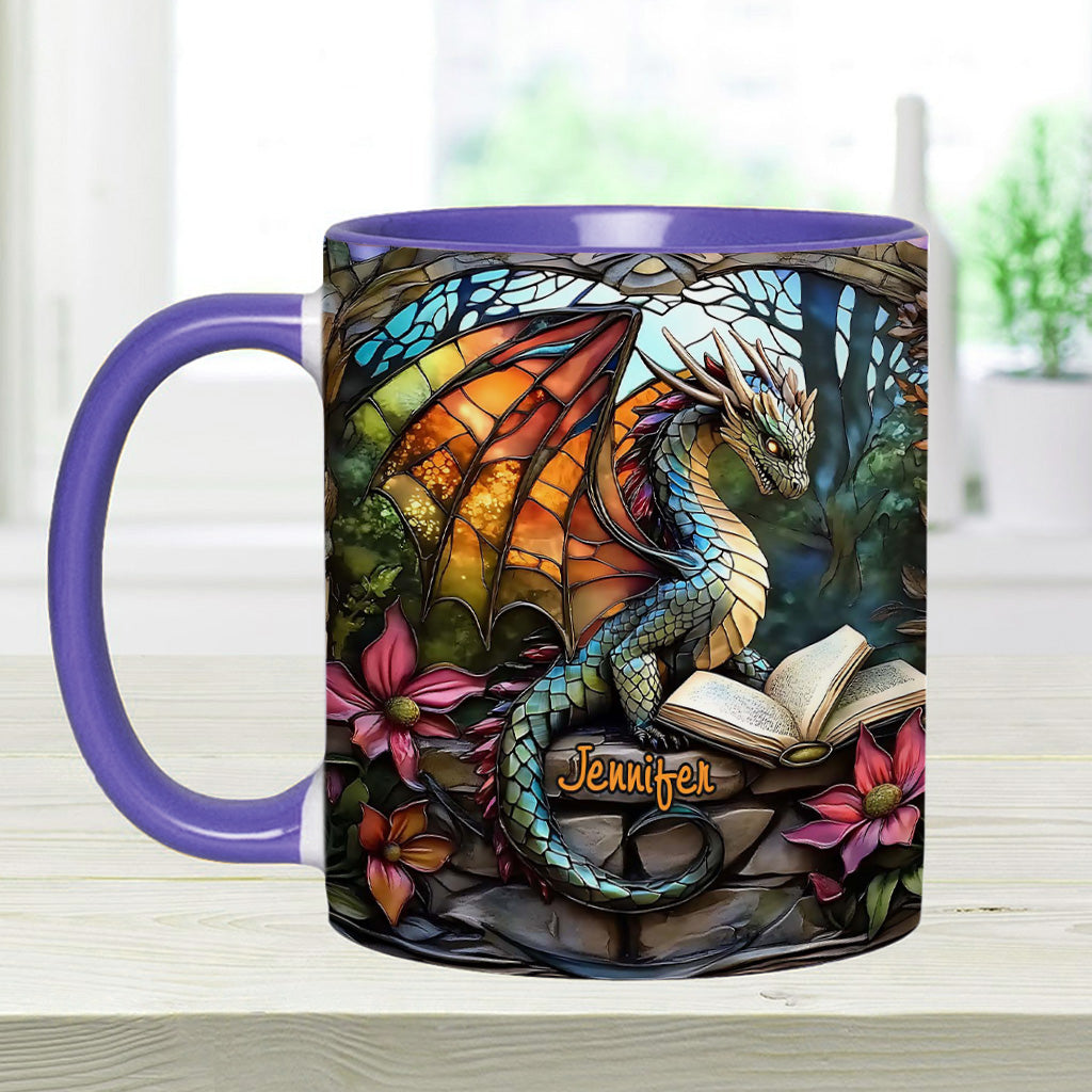 Mug personnalisé « J’adore les dragons »