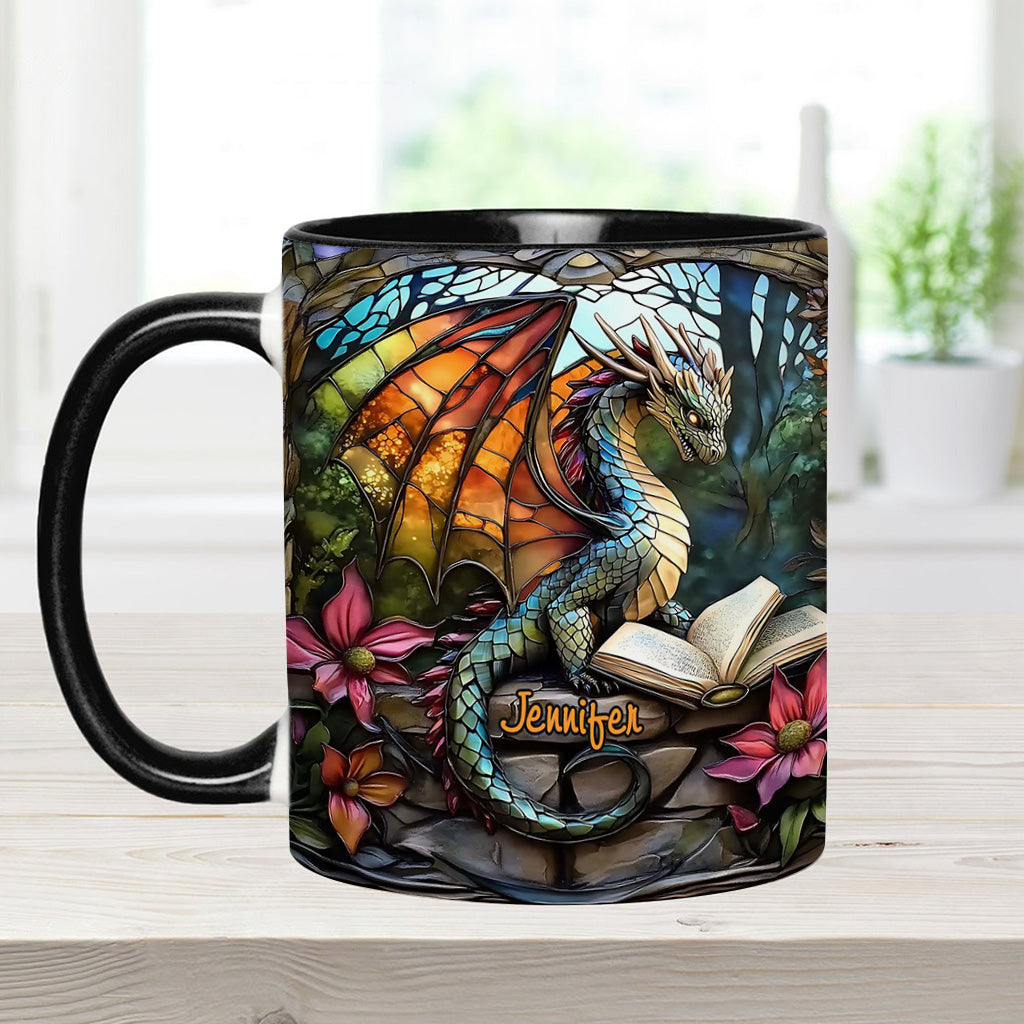 Mug personnalisé « J’adore les dragons »