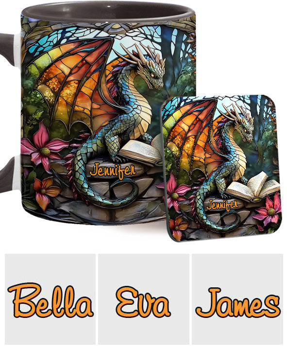 Mug personnalisé « J’adore les dragons »