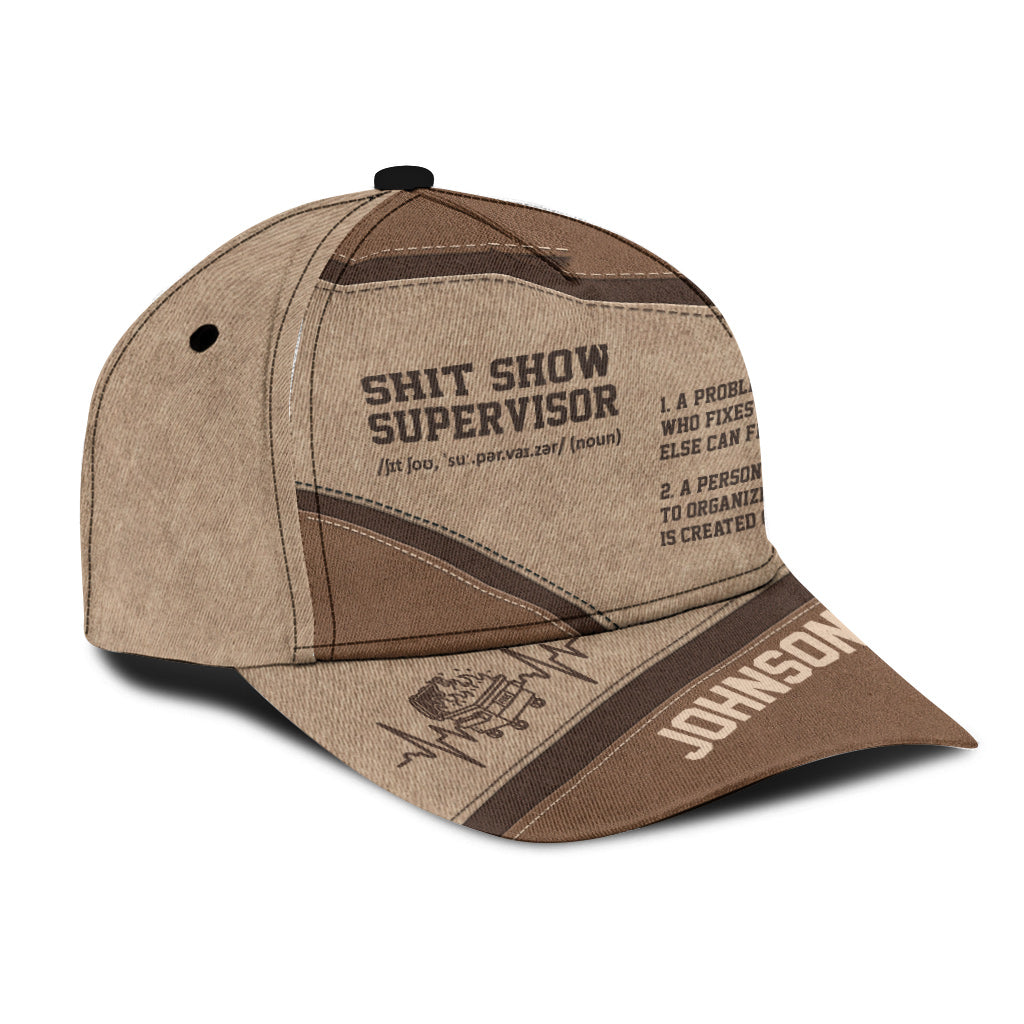 Superviseur de la galère - Casquette classique personnalisée pour collègues