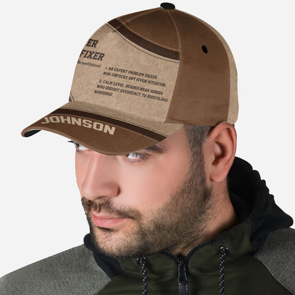 Réparateur de problèmes - Casquette classique personnalisée pour collègues