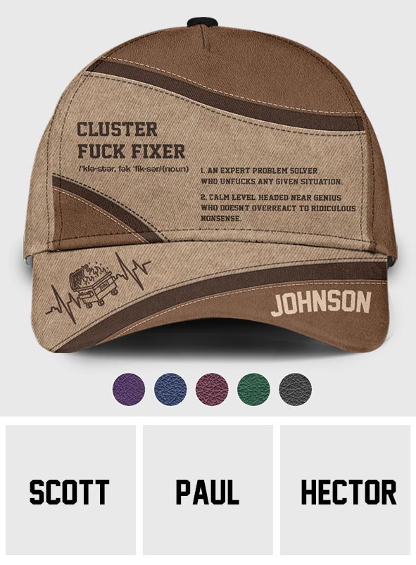 Réparateur de problèmes - Casquette classique personnalisée pour collègues