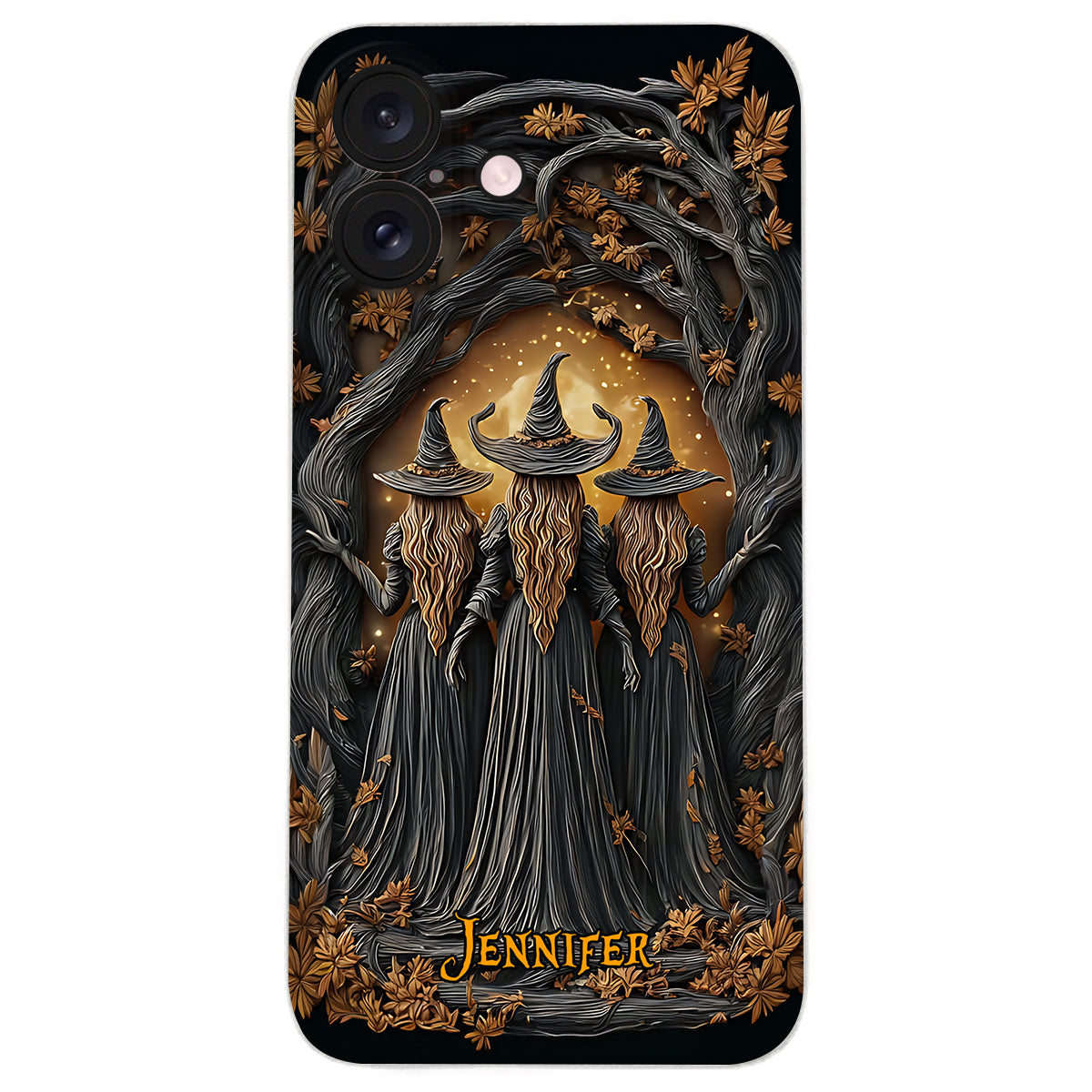 Best Witches - Personalized Witch Leather Phone Case