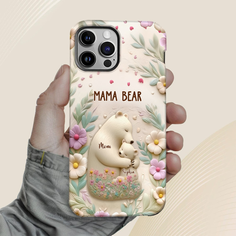 Mama Bear - Personalized Mother Full Print Phone Case