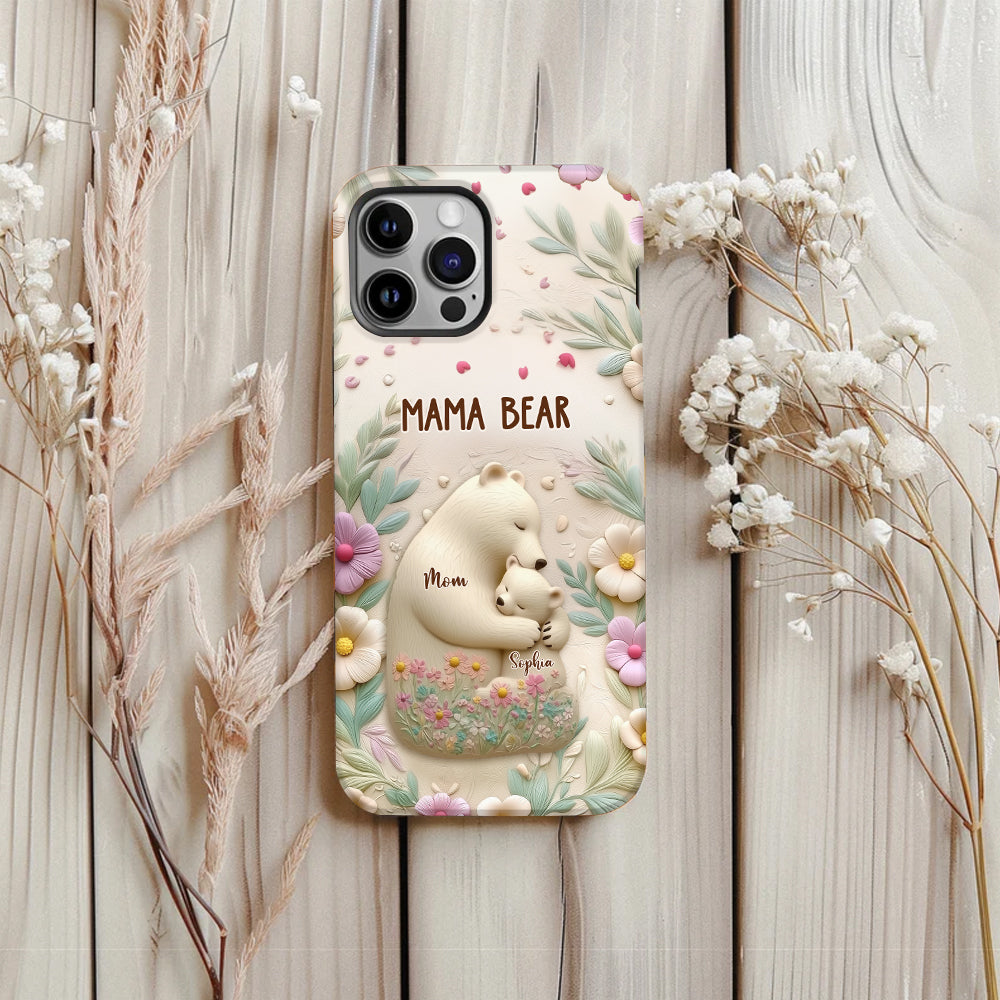 Mama Bear - Personalized Mother Full Print Phone Case