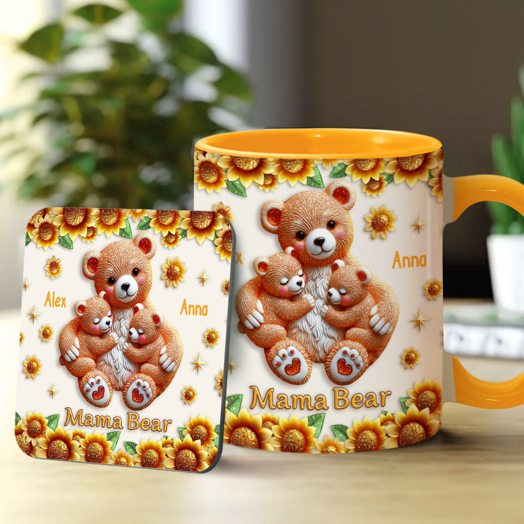 Mama Bear - Personalized Mother Accent Mug