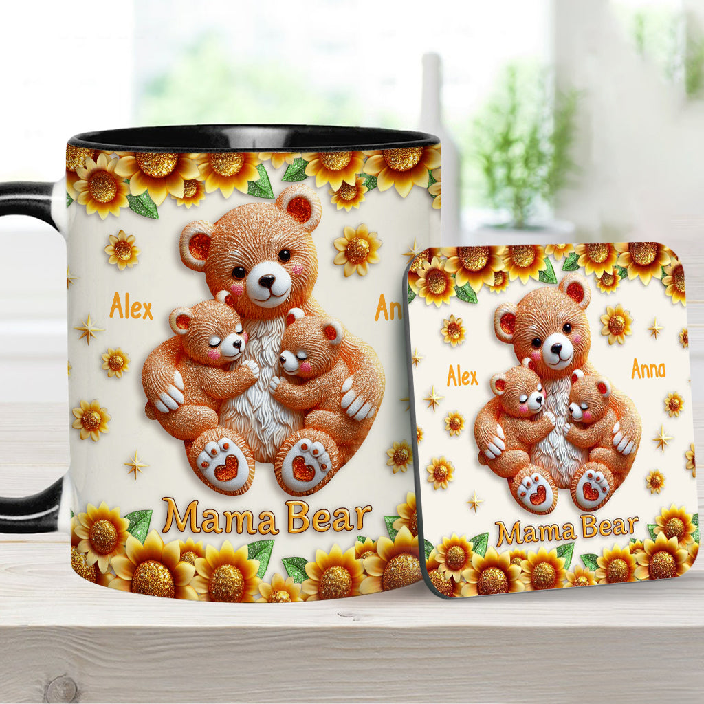 Mama Bear - Personalized Mother Accent Mug