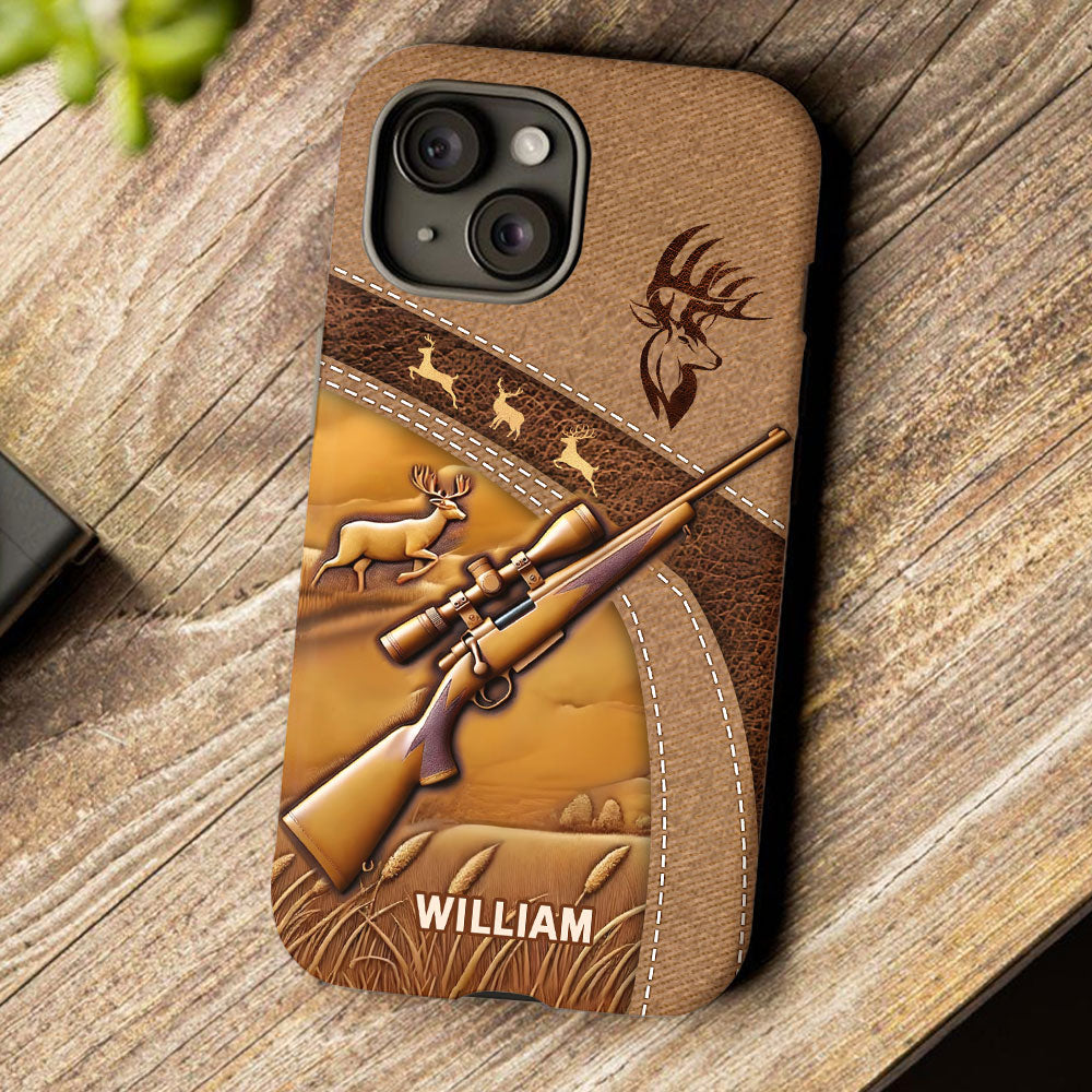 Passionné de chasse - Coque de téléphone personnalisée avec motif intégral sur le thème de la chasse