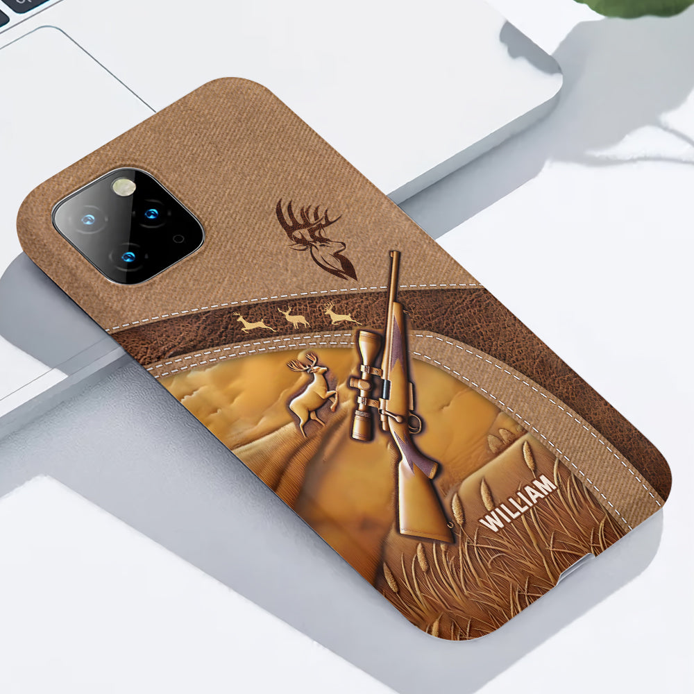 Passionné de chasse - Coque de téléphone personnalisée avec motif intégral sur le thème de la chasse