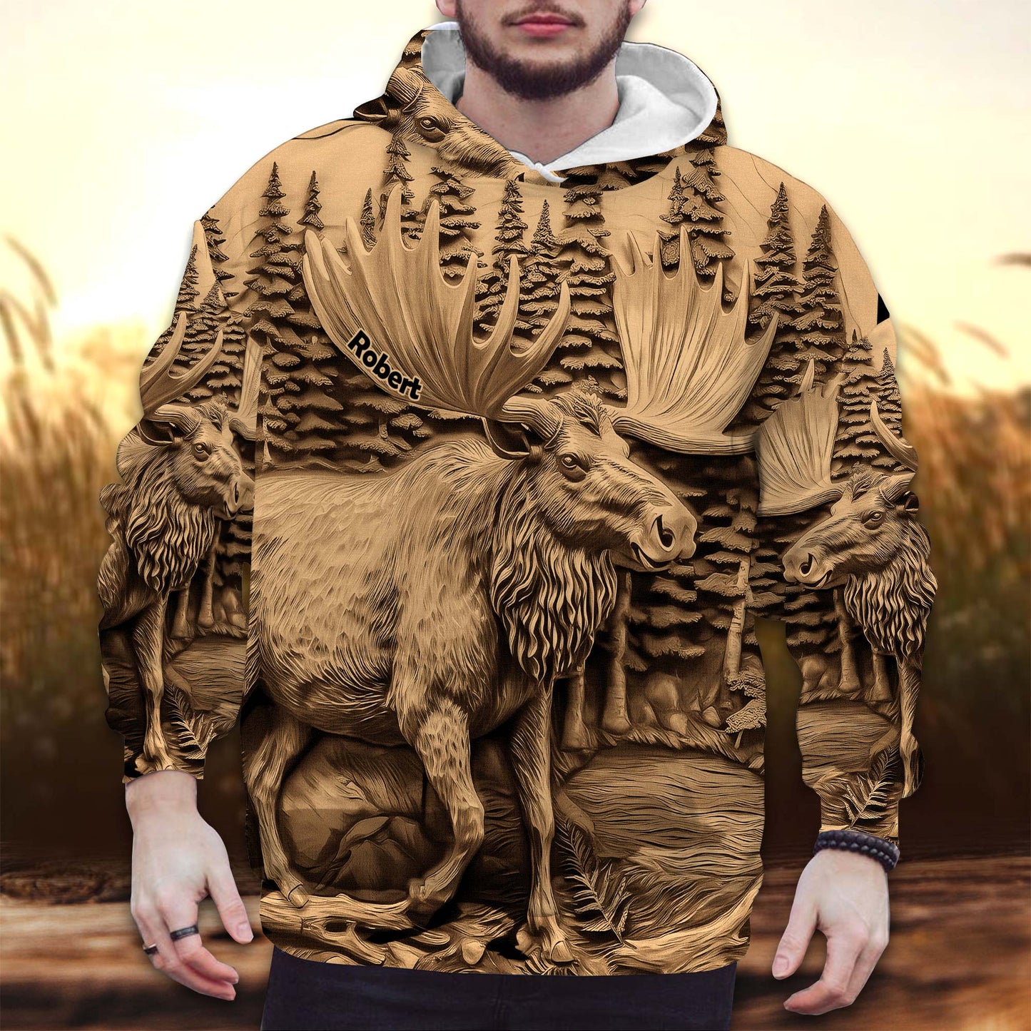 T-shirt personnalisé « La chasse, c'est la passion »