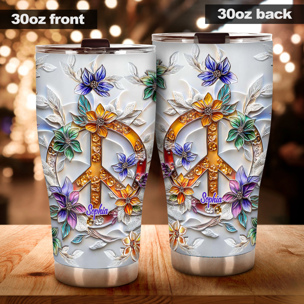 Pure Peace – Personalisierter Hippie-Becher