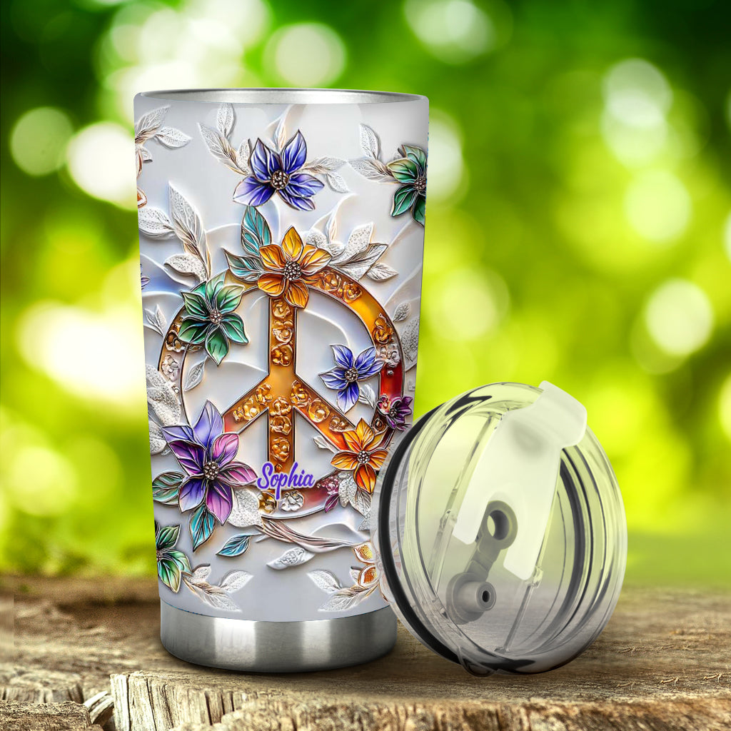 Pure Peace – Personalisierter Hippie-Becher