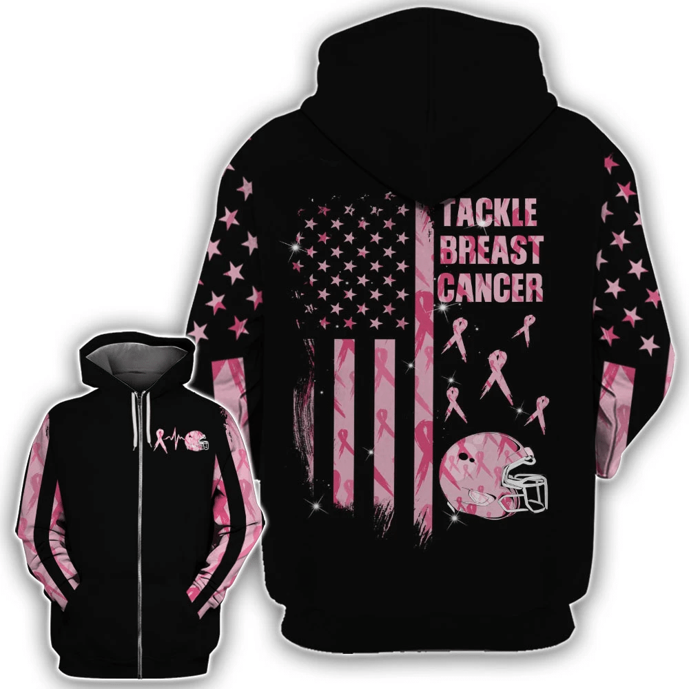 Brustkrebs bekämpfen – T-Shirt und Hoodie zur Sensibilisierung für Brustkrebs 0822