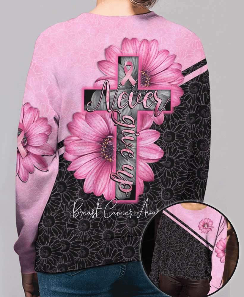 T-shirt et sweat à capuche Daisy Pink Breast Cancer - Sensibilisation au cancer du sein (0822)