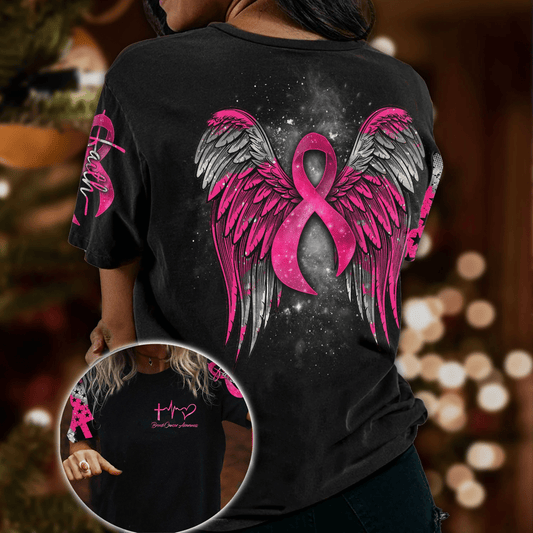 T-shirt et sweat à capuche Faith - Sensibilisation au cancer du sein (0822)
