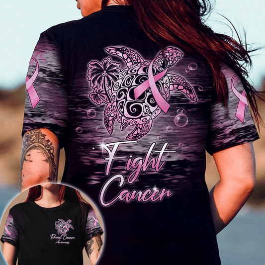 Lutte contre le cancer - T-shirt et sweat à capuche de sensibilisation au cancer du sein (0822)