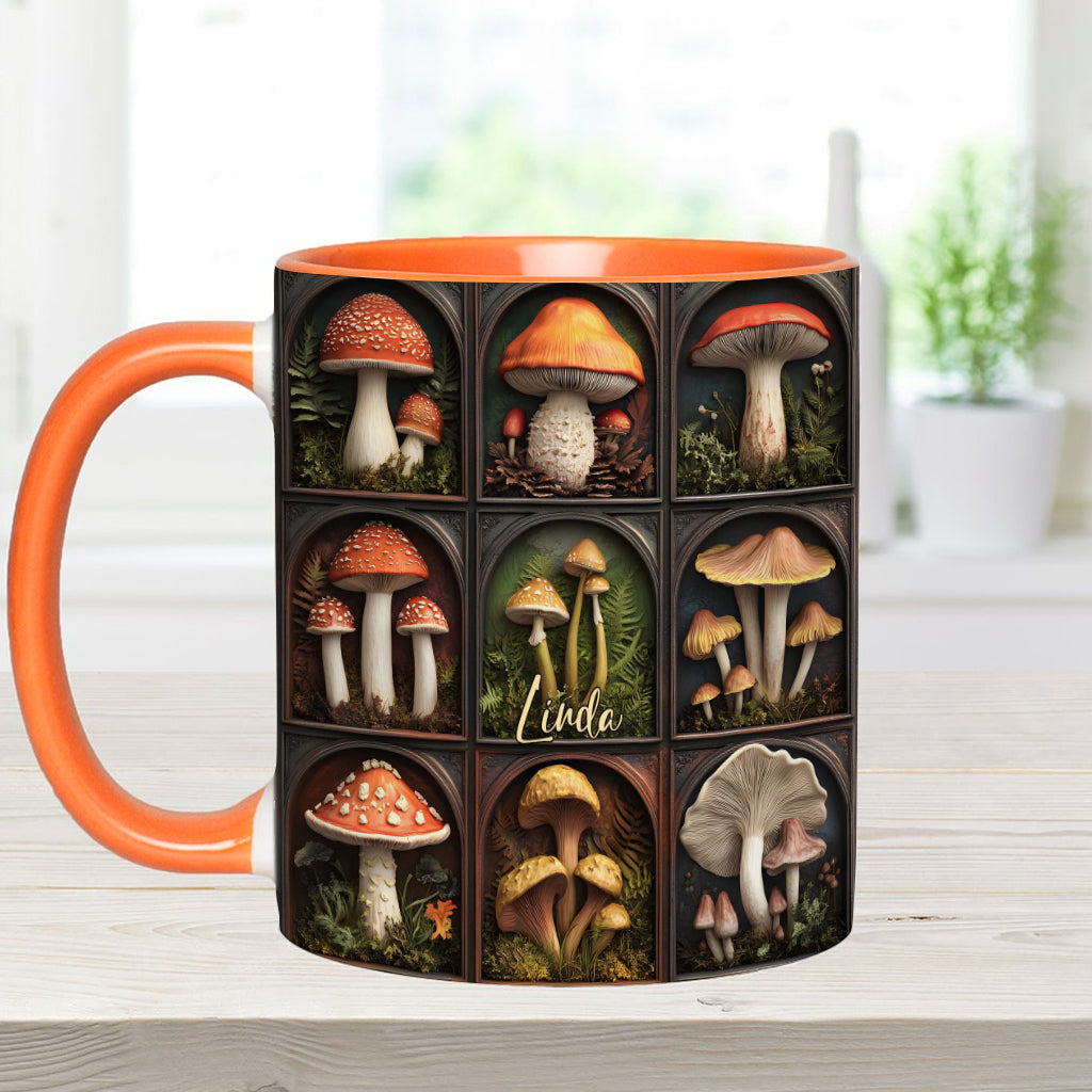 Pilzkollektion – Personalisierte Tasse mit Pilzmotiv