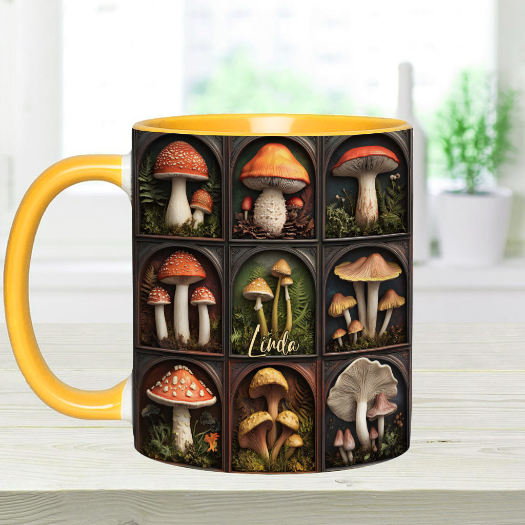 Pilzkollektion – Personalisierte Tasse mit Pilzmotiv