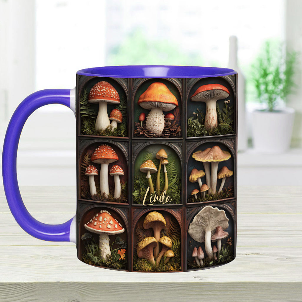 Pilzkollektion – Personalisierte Tasse mit Pilzmotiv