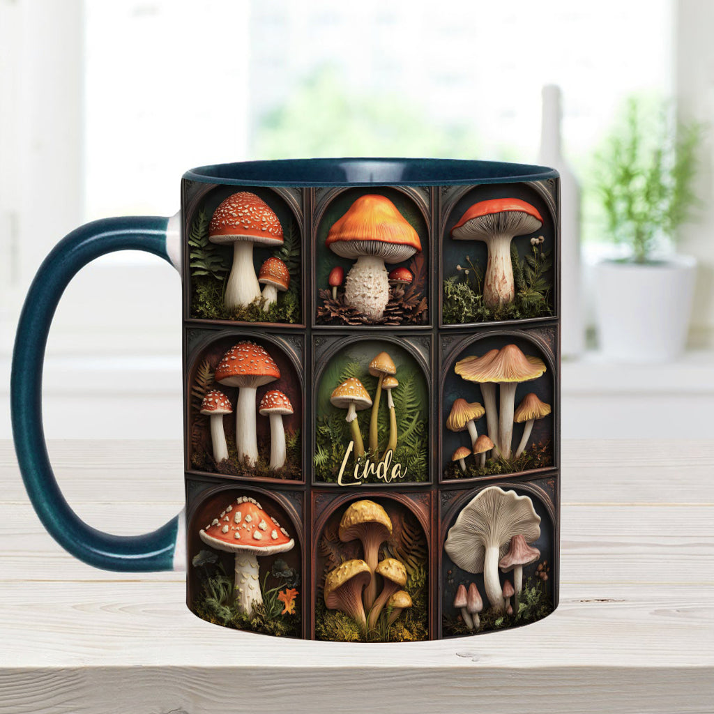 Pilzkollektion – Personalisierte Tasse mit Pilzmotiv