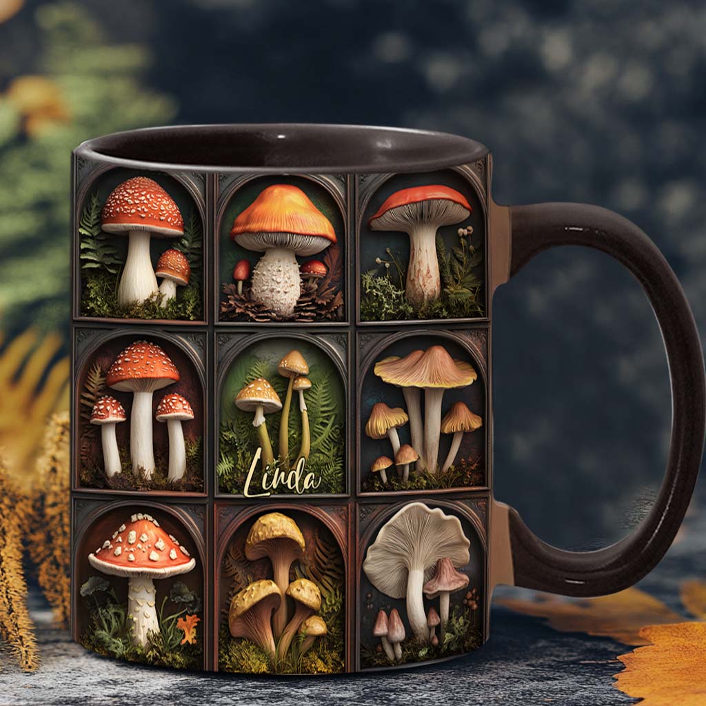Pilzkollektion – Personalisierte Tasse mit Pilzmotiv